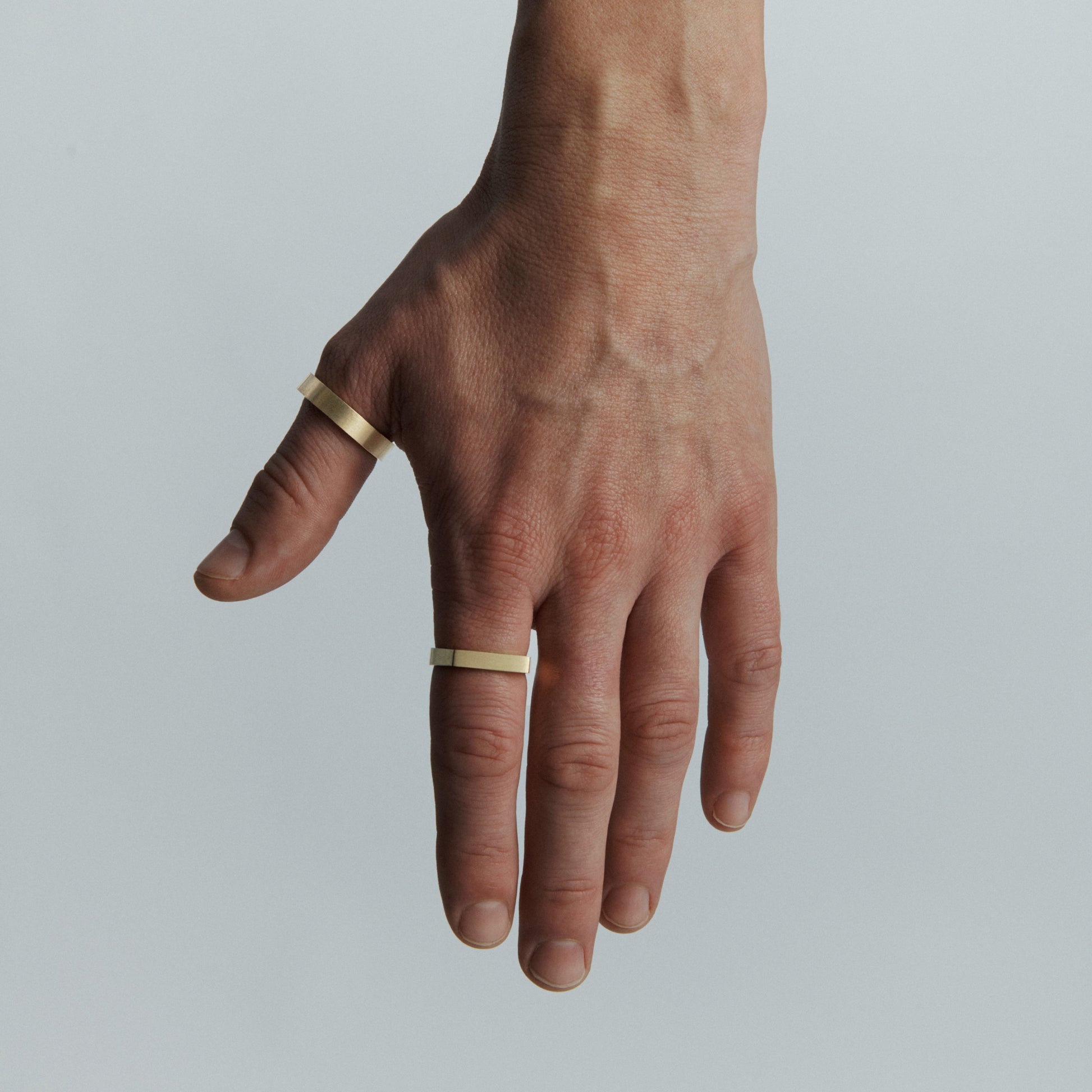 Brushed Signet Ring