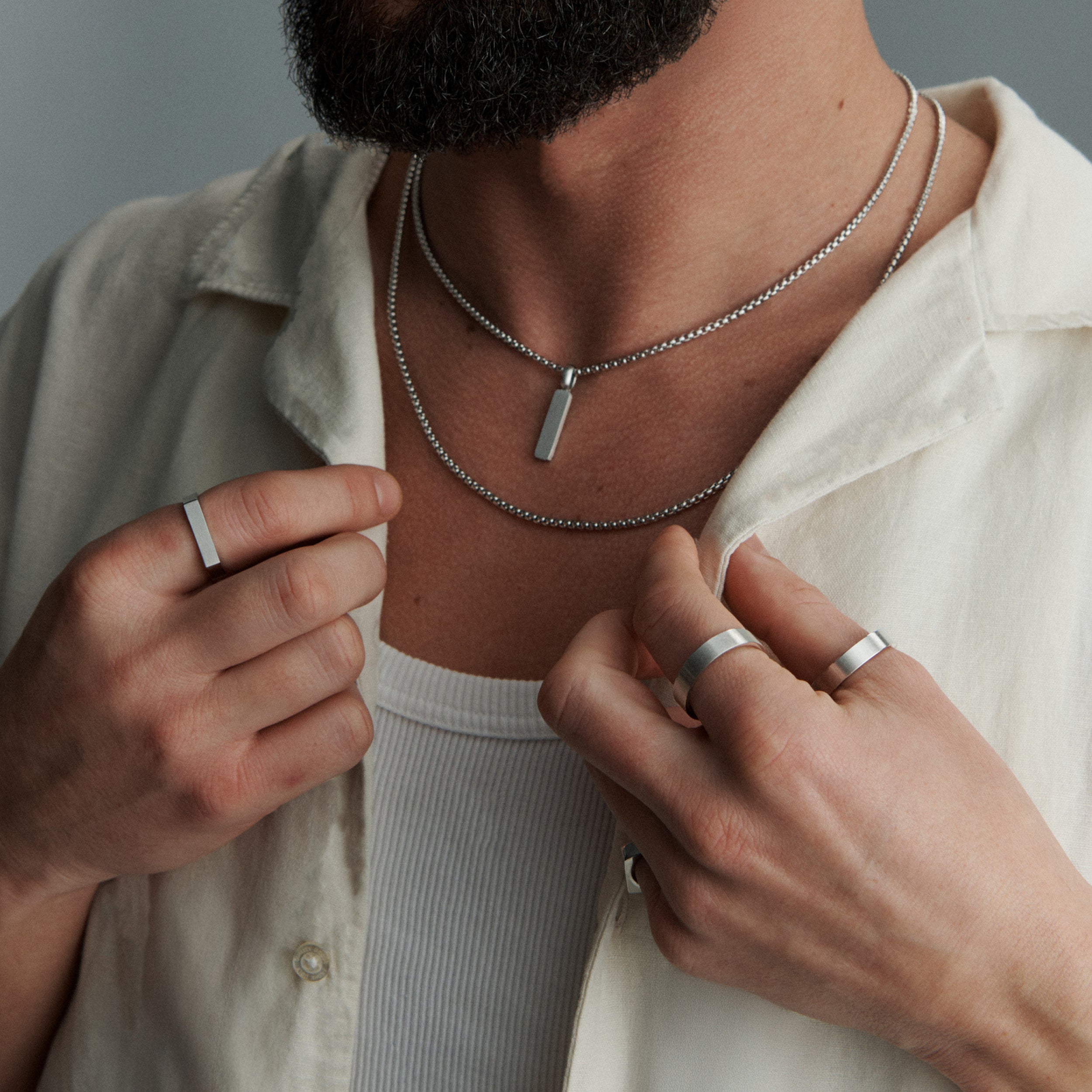 Image of Brushed Band Ring