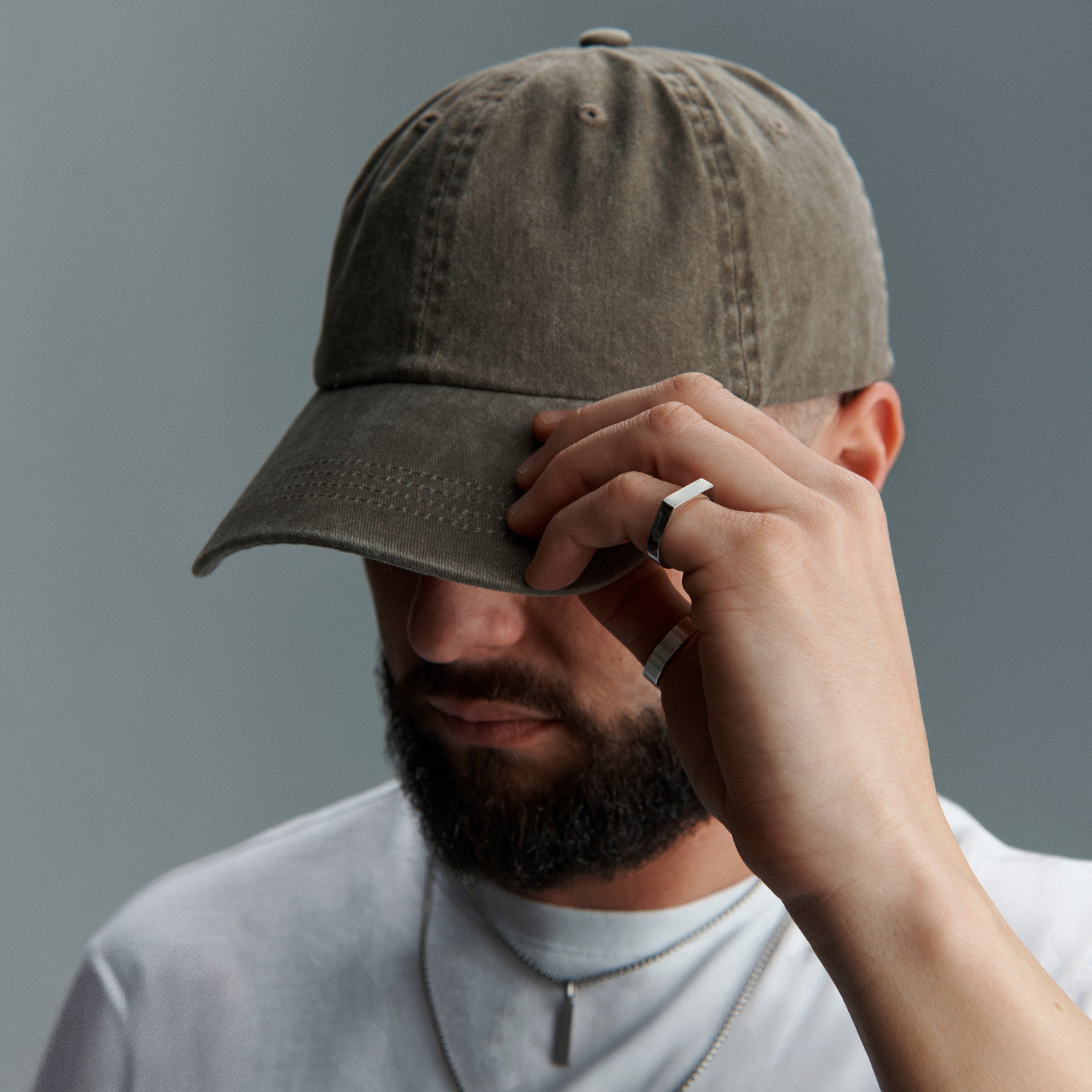 Image of Brushed Signet Ring