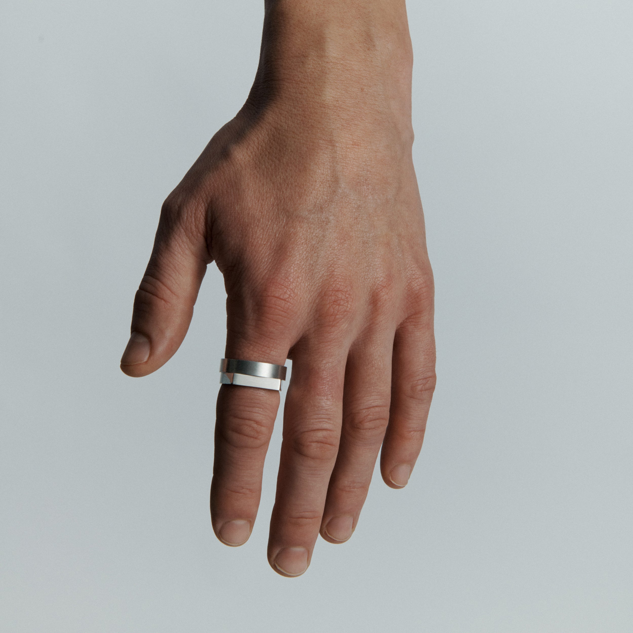 Brushed Signet Ring