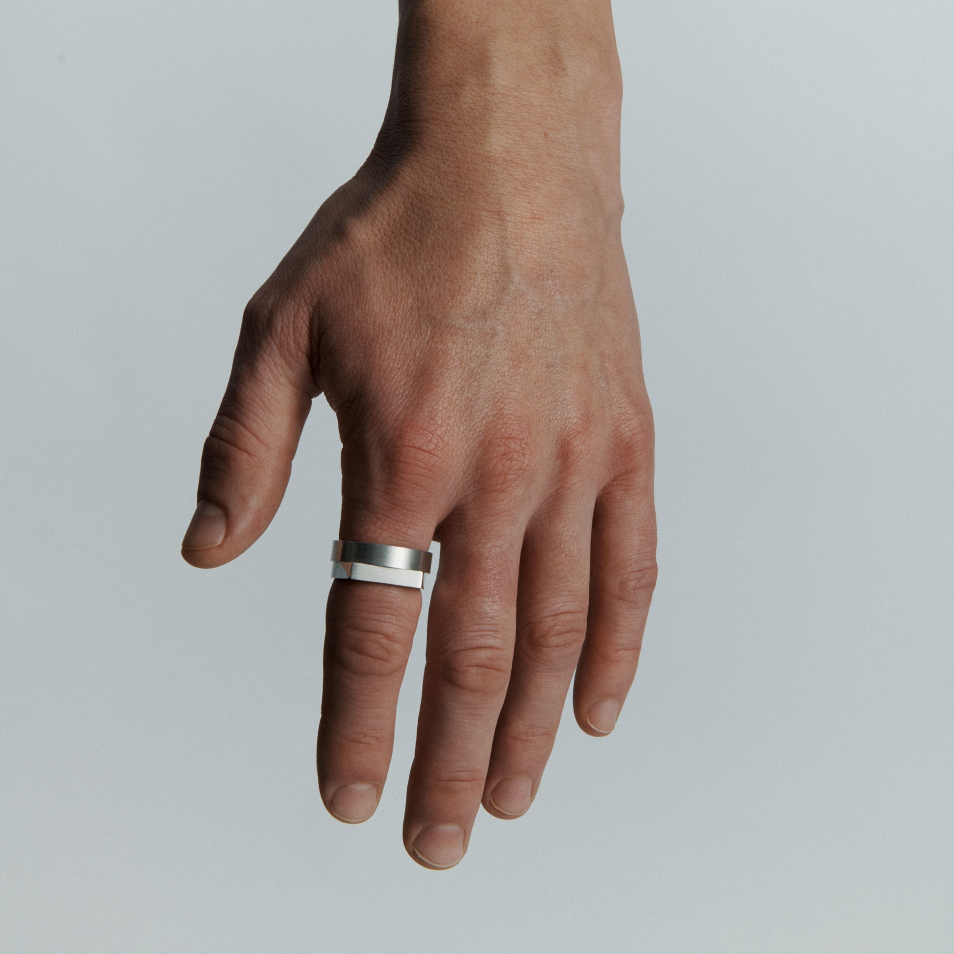 Brushed Signet Ring