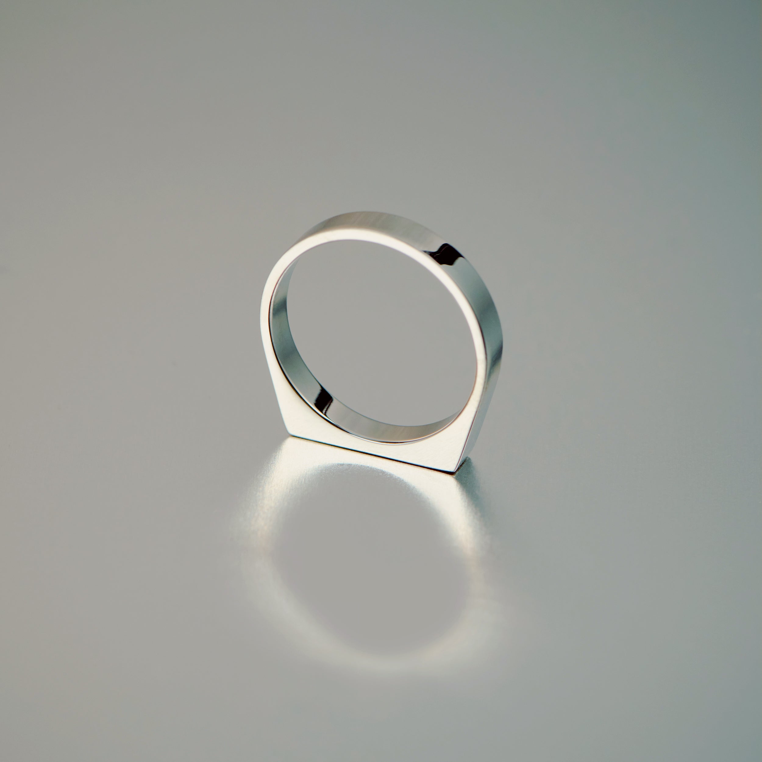 Image of Brushed Signet Ring